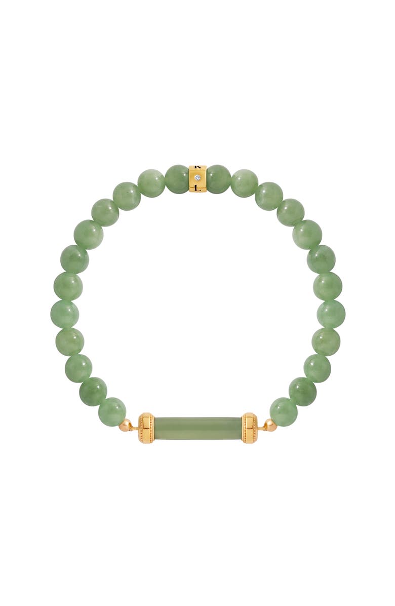 Karma and Luck Eternal Dawn Jade Serenity Bracelet, Main, color, Pastel Green