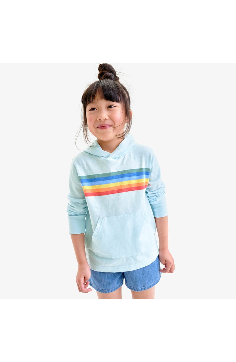 Primary Kids Rainbow Banner T-Shirt Hoodie, Alternate, color, Saltwater Rainbow Banner