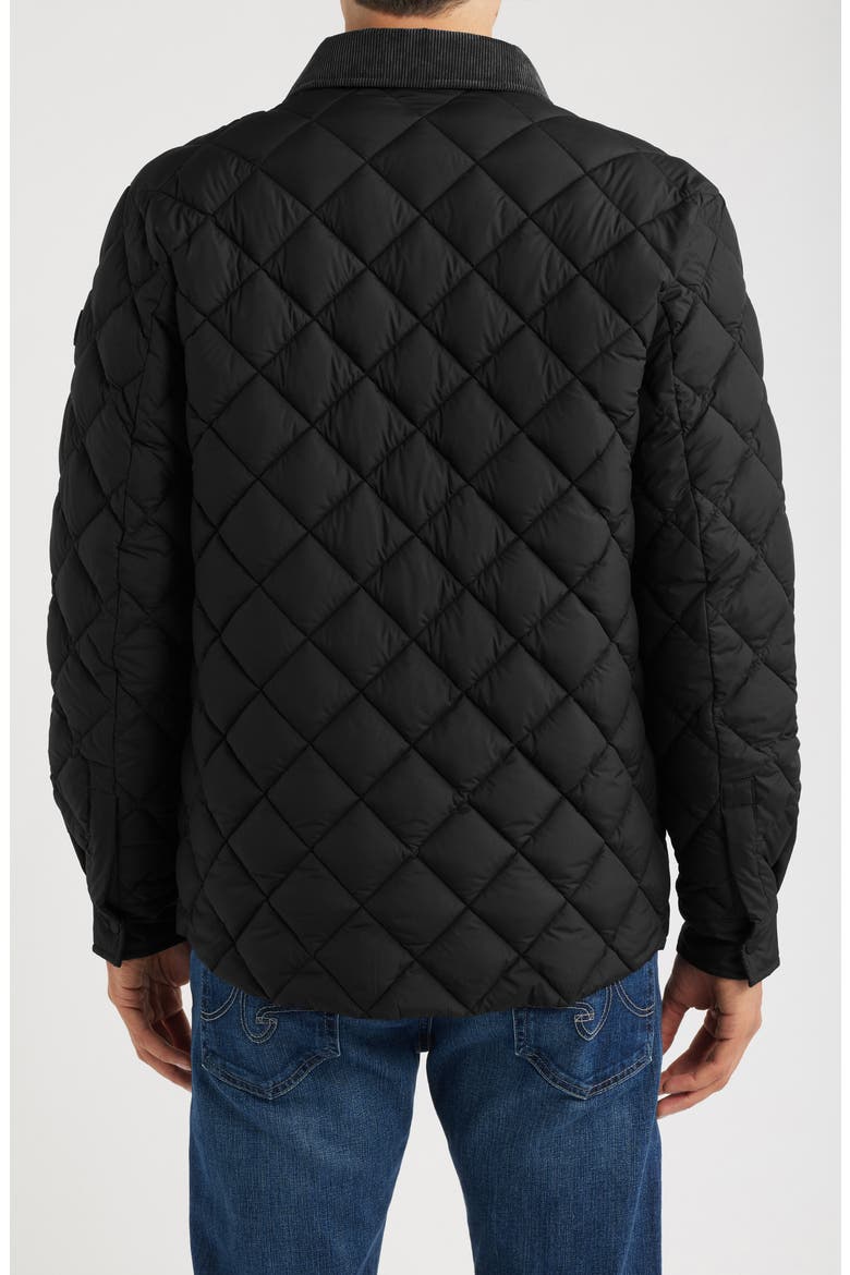 Firmin Water Resistant Quilted Puffer Jacket, Alternate, color, BLACK