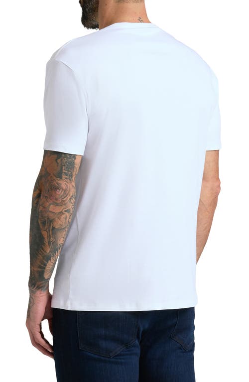 True Classic Pima Cotton Crewneck T-shirt In White