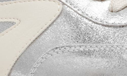 Dolce Vita Dv By  Vitally Faux Shearling Lined Mule Sneaker In Silver Plush