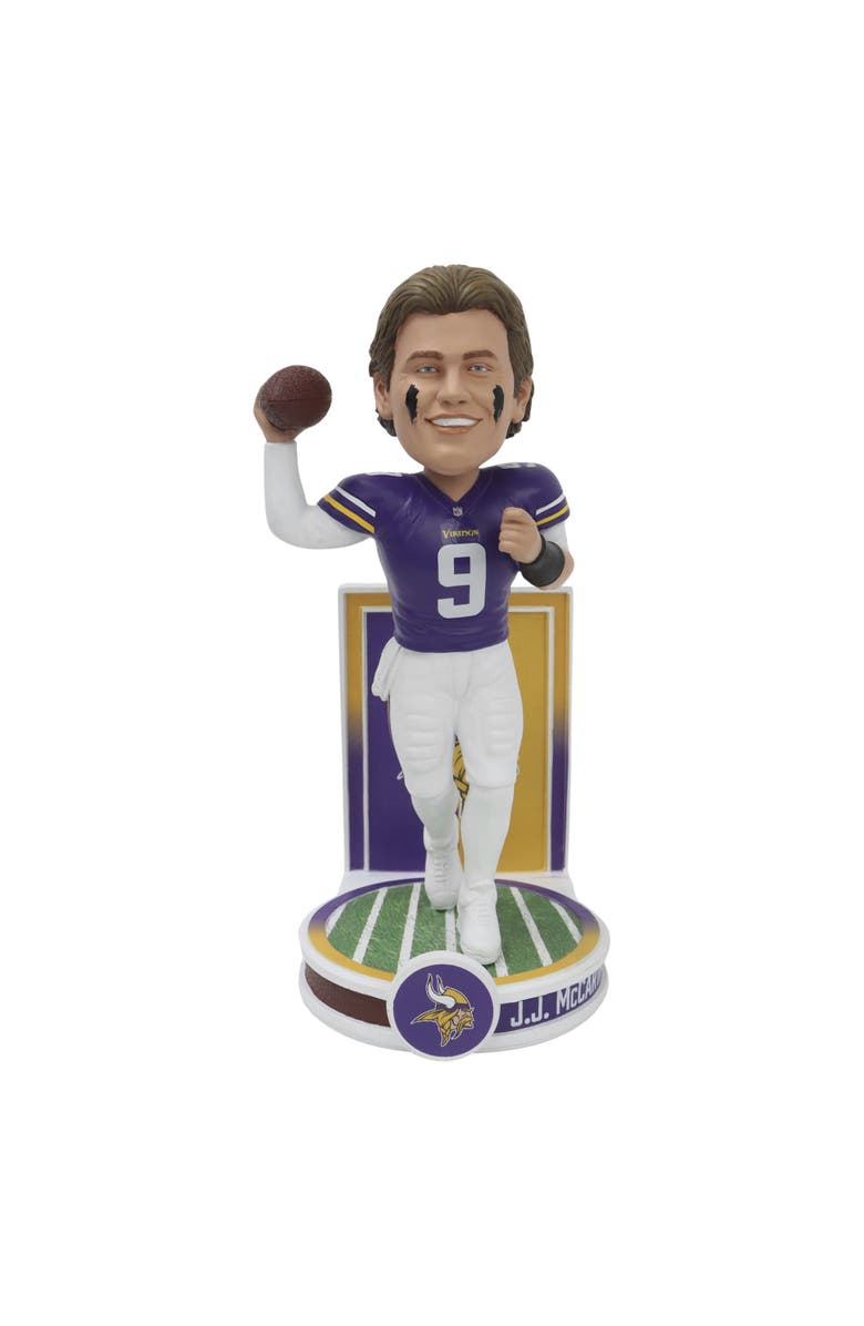 FOCO JJ McCarthy (Minnesota Vikings) Banner Series NFL Bobblehead, Main, color, Multi-Color