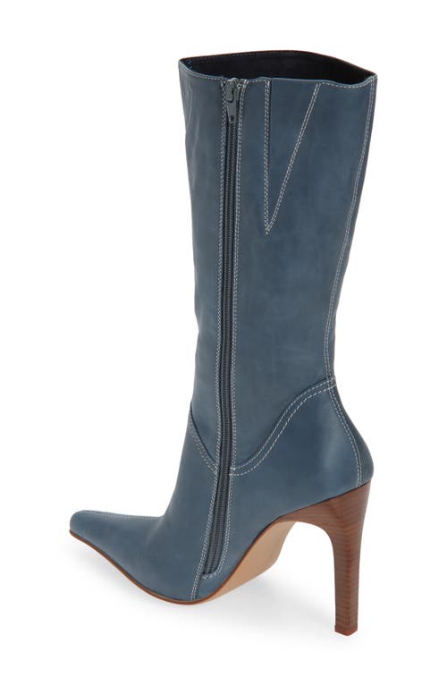 Jeffrey Campbell Dotty Boot In Blue