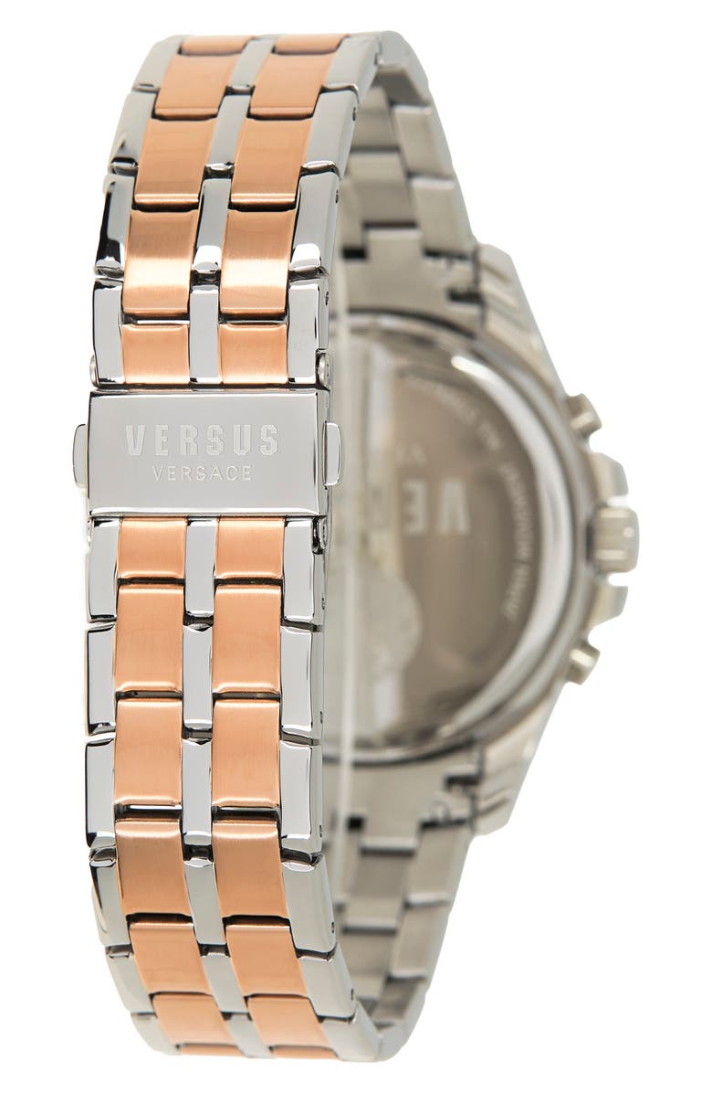 VERSUS Versace Versace Two-Tone Stainless Steel Chronograph Watch, 44mm, Alternate, color, 