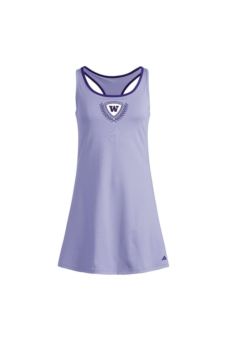 Women's adidas  Purple Washington Huskies Spring Fling Active Racerback Skort Dress, Alternate, color, Purple