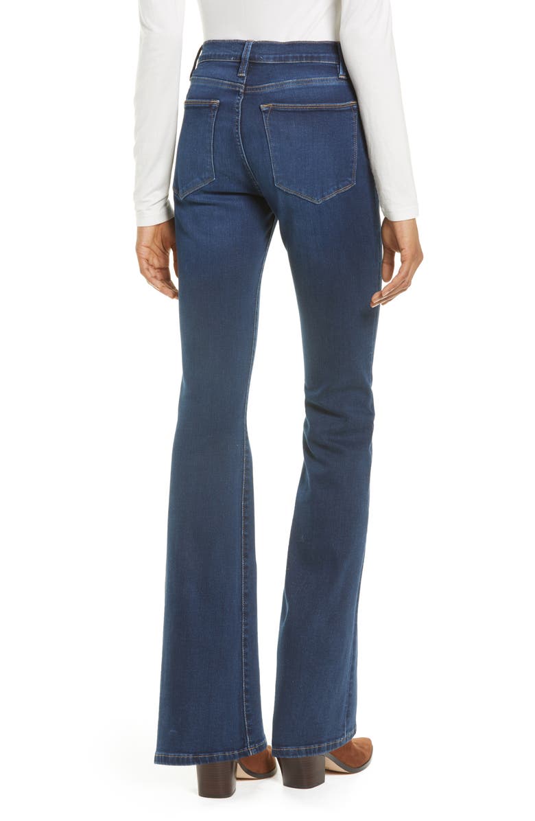 FRAME Le High Waist Flare Jeans, Alternate, color,