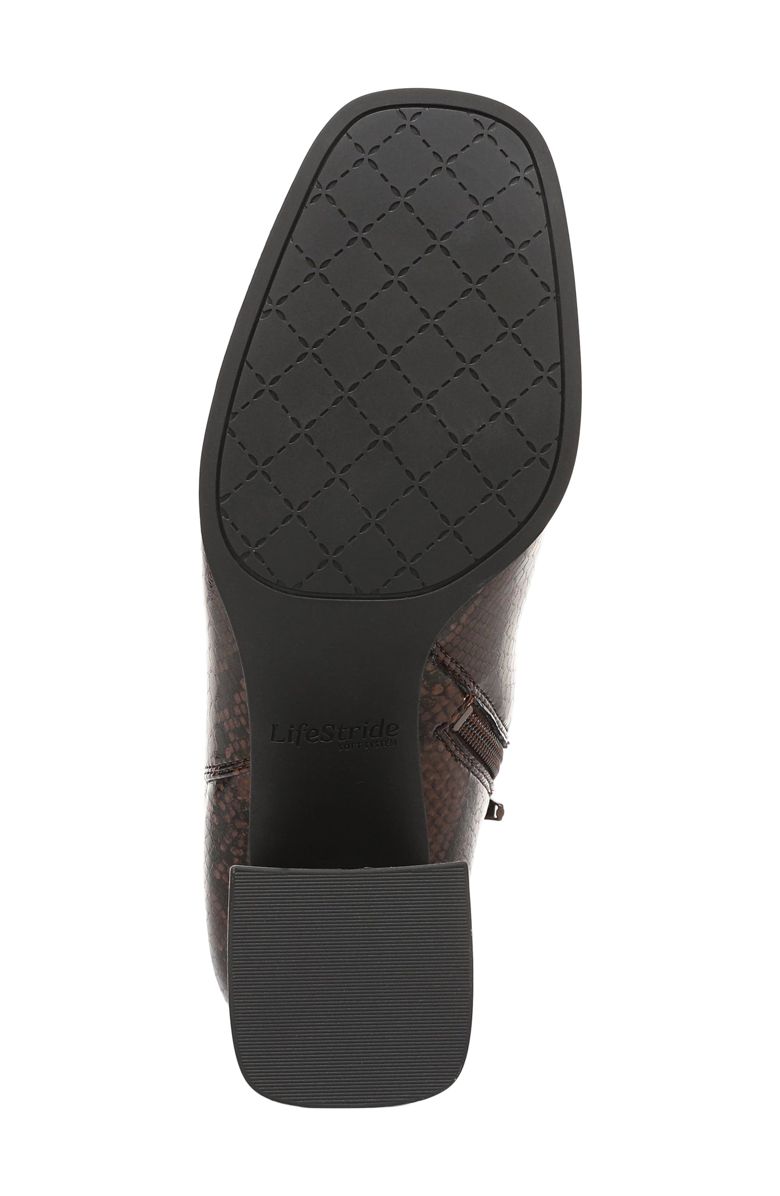 Henny Bootie, Alternate, color, DARK BROWN MULTI