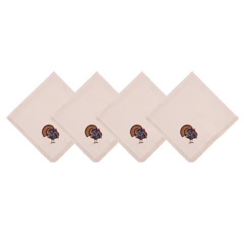 Turkey Set of 4 Cloth Napkins