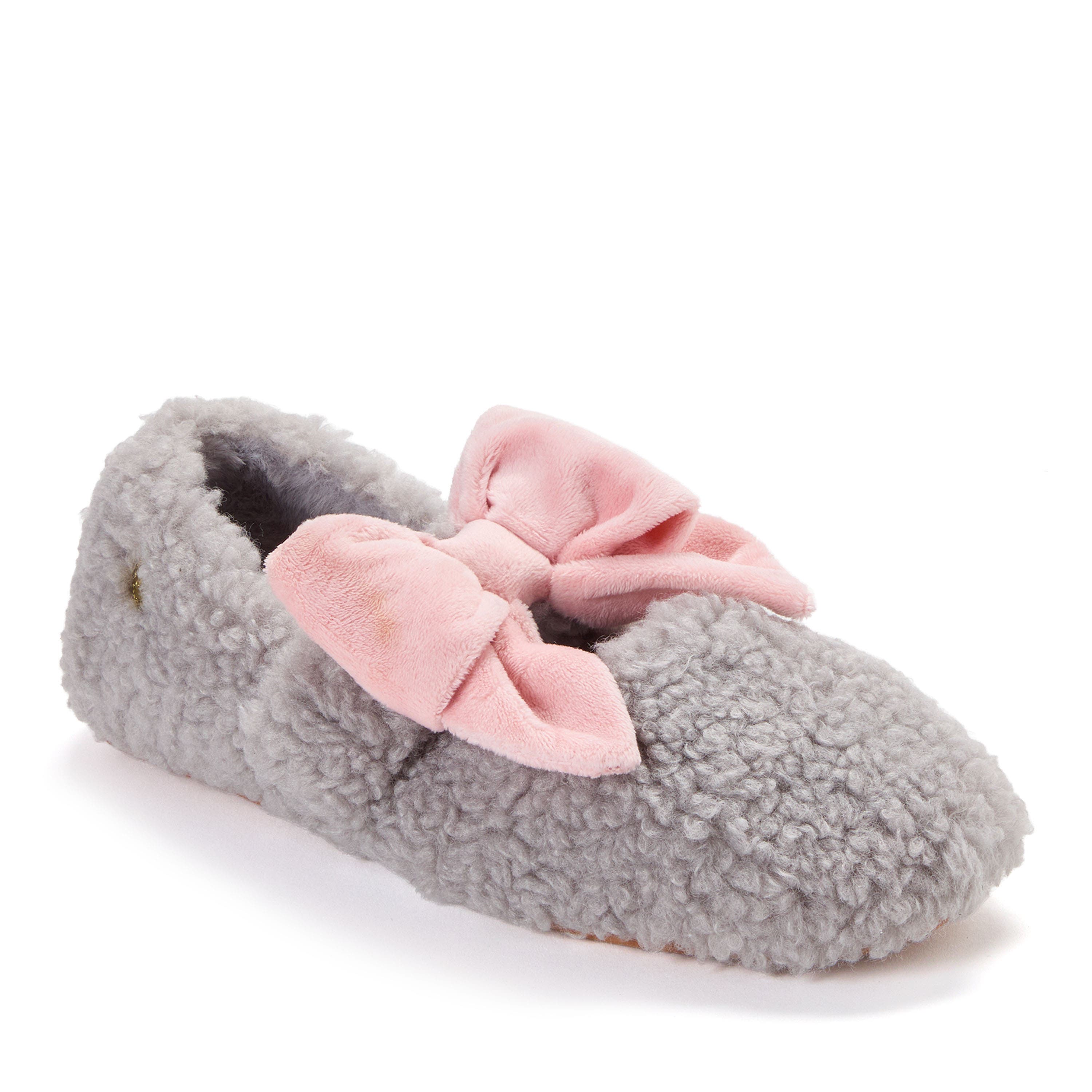 DEARFOAMS Maryanne Luxe Teddy Maryjane, Main, color, Grey