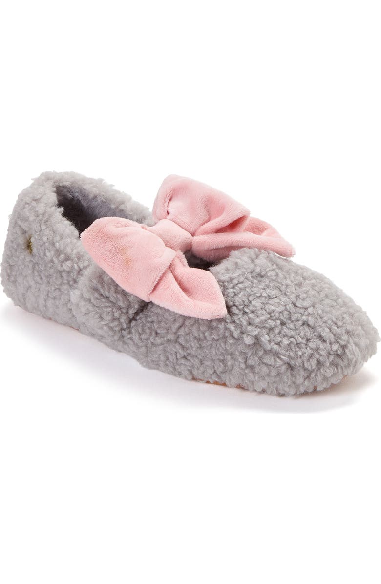 DEARFOAMS Maryanne Luxe Teddy Maryjane, Main, color, Grey