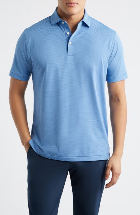 Jubilee Stripe Performance Golf Polo