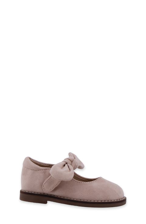 Kids' Allegra Mini Faux Suede Mary Jane Flat
