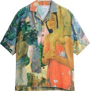 Desigual Graphic Cotton Camp Shirt