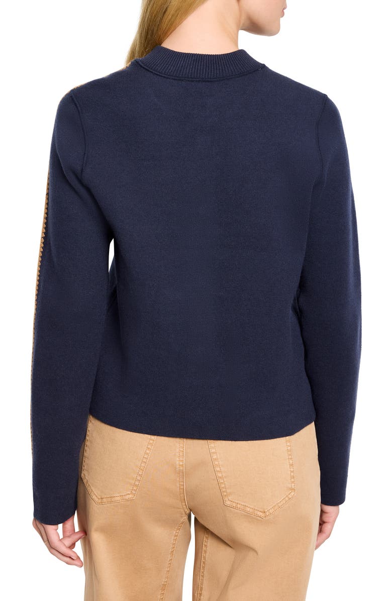 NIC+ZOE Dashing Dusk Cotton Blend Cardigan, Alternate, color, Dark Indigo