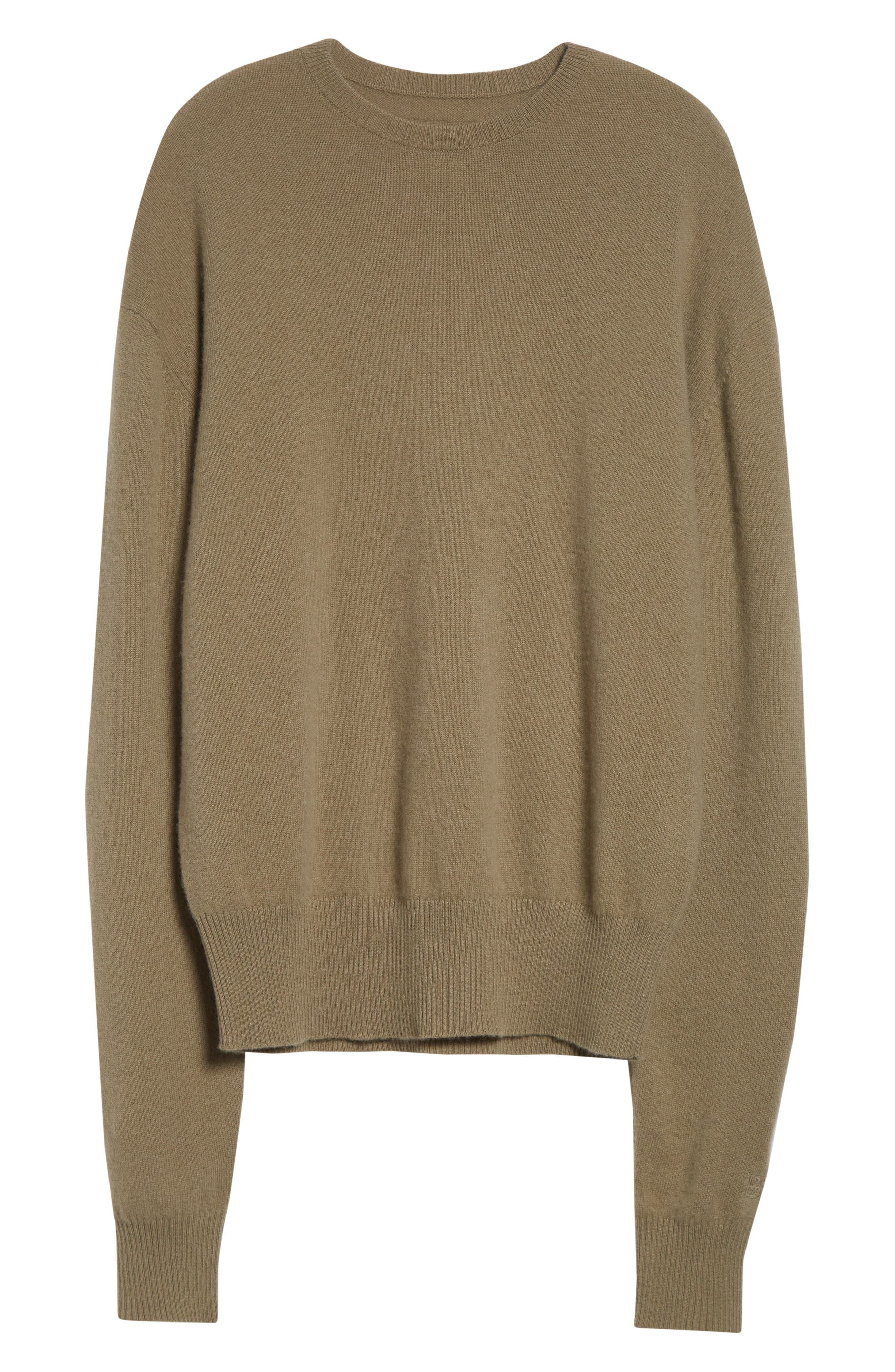 Totême Toteme Classic Cashmere Crewneck Sweater In Brown