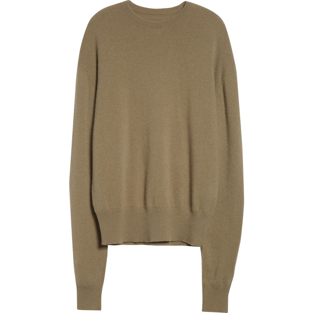 Totême Toteme Classic Cashmere Crewneck Sweater In Brown