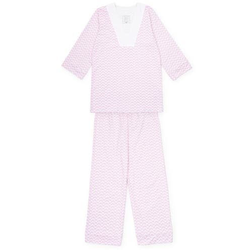 Lila And Hayes Pajama Pant Set In Pink