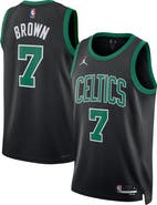 Jordan Brand Unisex Jordan Brand Jaylen Brown Black Boston Celtics Swingman Jersey - Statement Edition