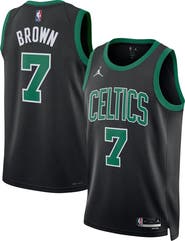 Jordan Brand Unisex Jordan Brand Jaylen Brown Black Boston Celtics Swingman Jersey - Statement Edition