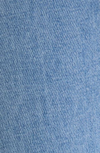 Cindy High Waist Raw Hem Ankle Straight Leg Jeans