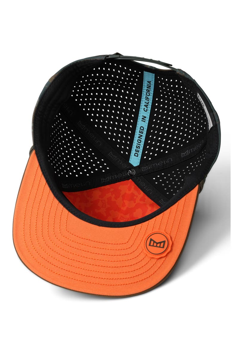 Hydro Coronado Brick Camo Snapback Hat, Alternate, color, EVERGLADE CAMO