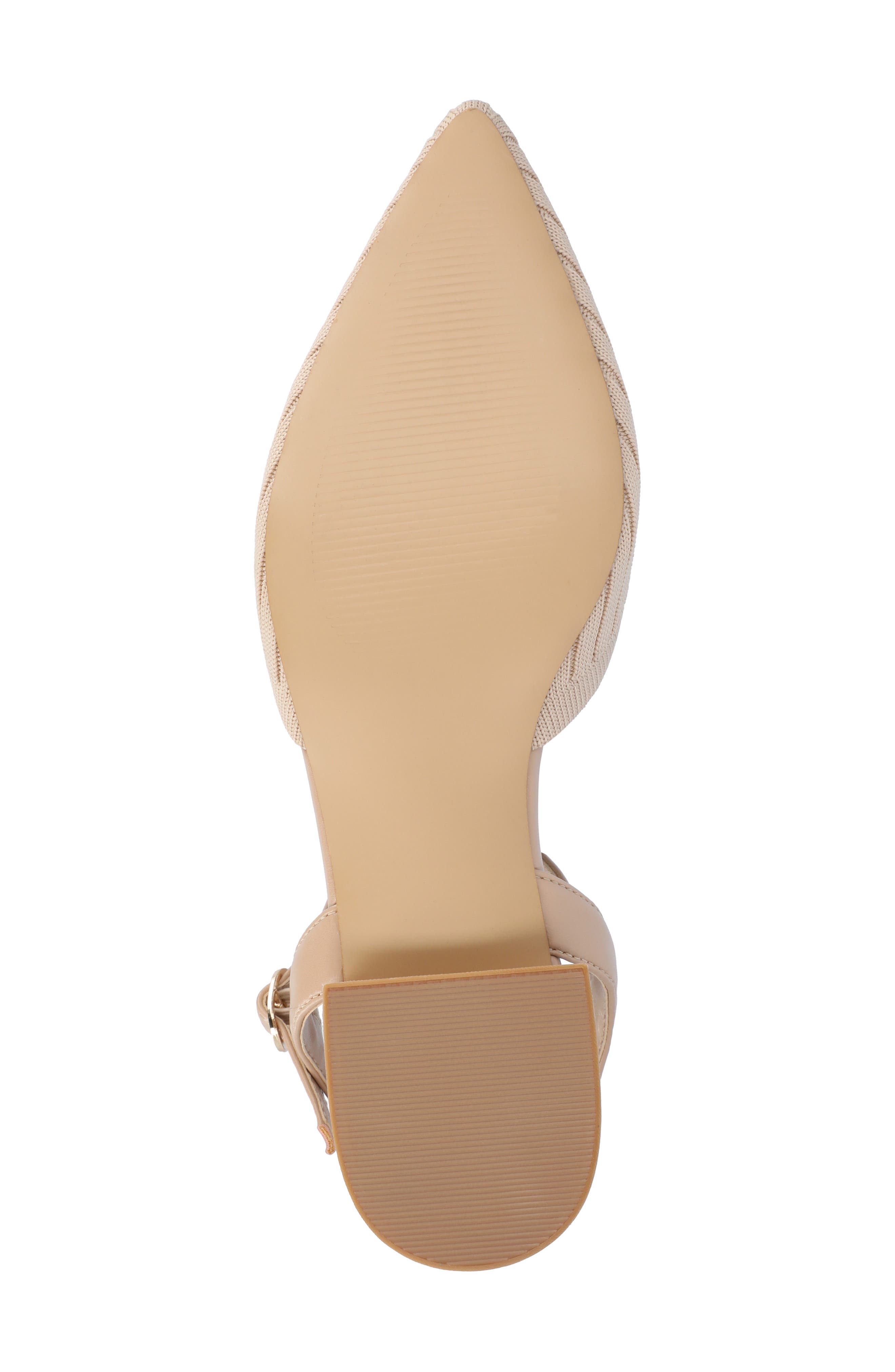 Journee Collection Ansley Pointed Toe Pump - Wide Width, Alternate, color, Tan