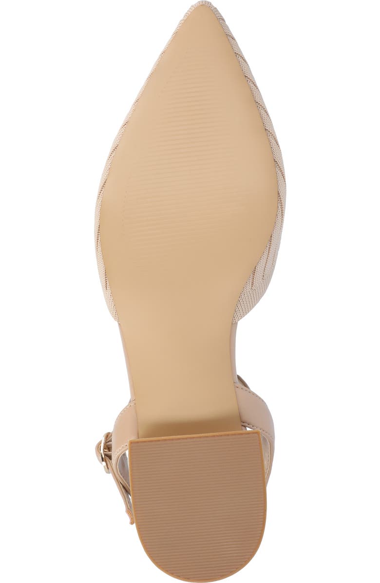 Journee Collection Ansley Pointed Toe Pump - Wide Width, Alternate, color, Tan