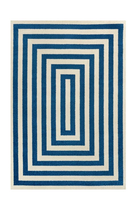 Bandol Modern Classic Mitre Stripe Area Rug