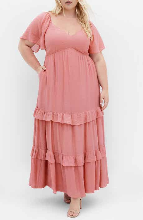City Chic Marci Ruffle Tiered Maxi Dress
