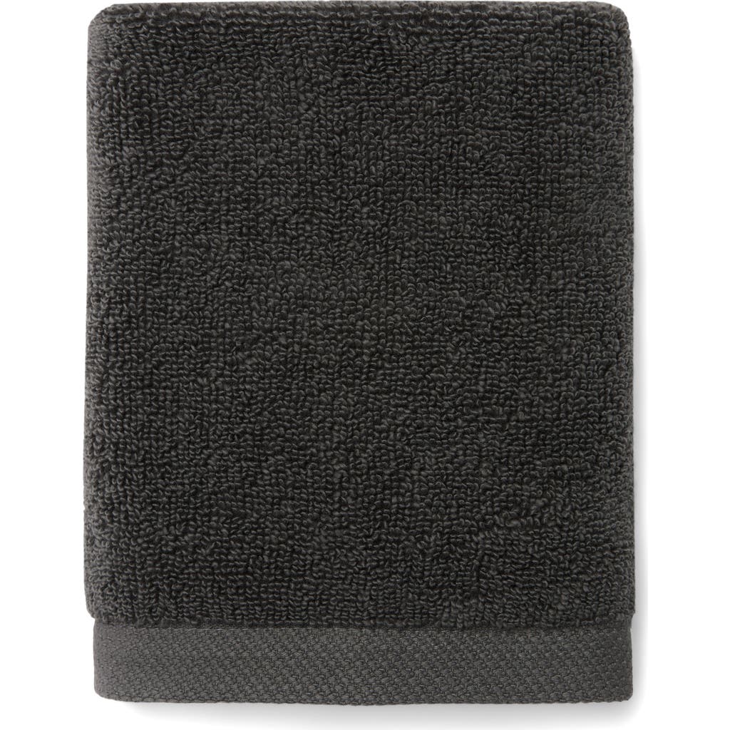 Sferra Cielo Cotton Wash Cloth In Titanium