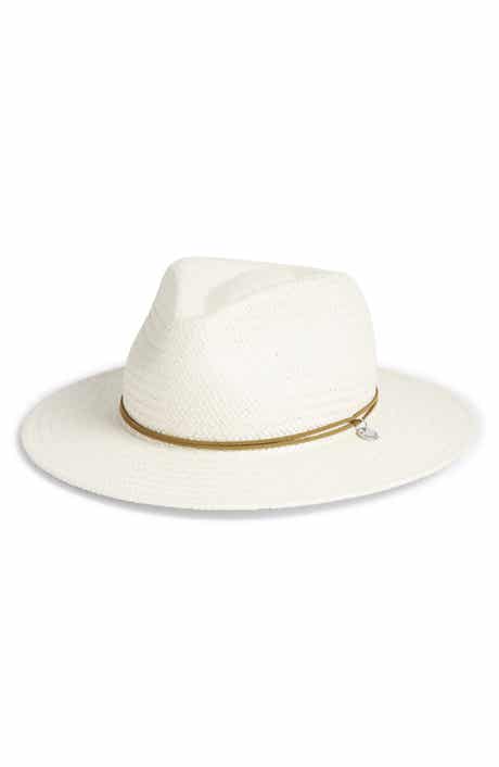 rag & bone Packable Woven Straw Fedora