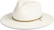 rag
bone Packable Woven Straw Fedora