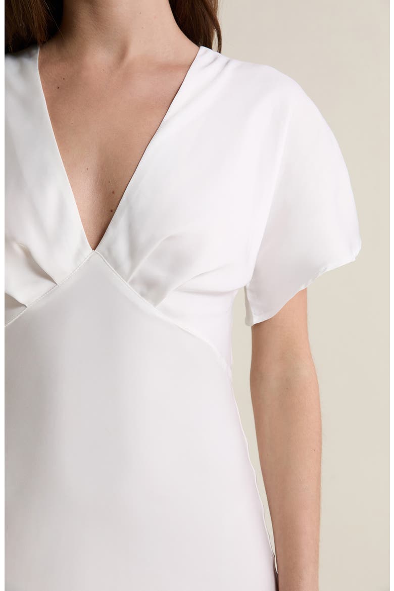 Marry Me Satin Maxi Nightgown, Alternate, color, WHITE