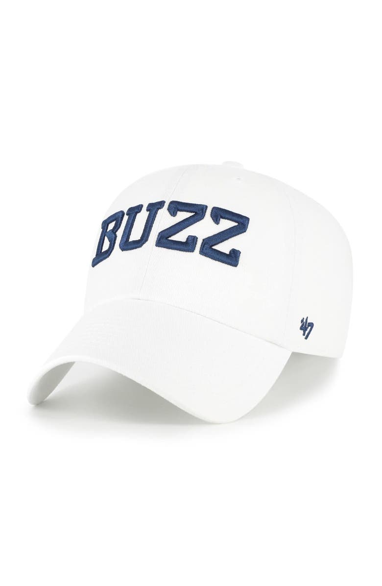 '47 Men's '47 White Georgia Tech Yellow Jackets Clean Up Adjustable Hat, Main, color, 