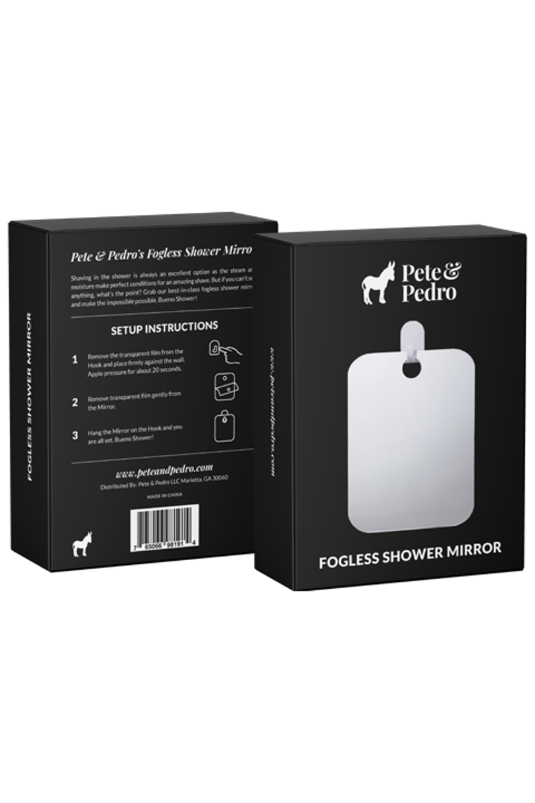 Fogless Shower Mirror, Alternate, color, None