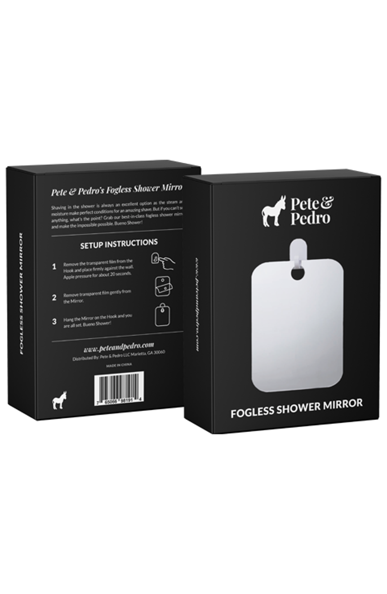Pete & Pedro Fogless Shower Mirror, Alternate, color, NO COLOR