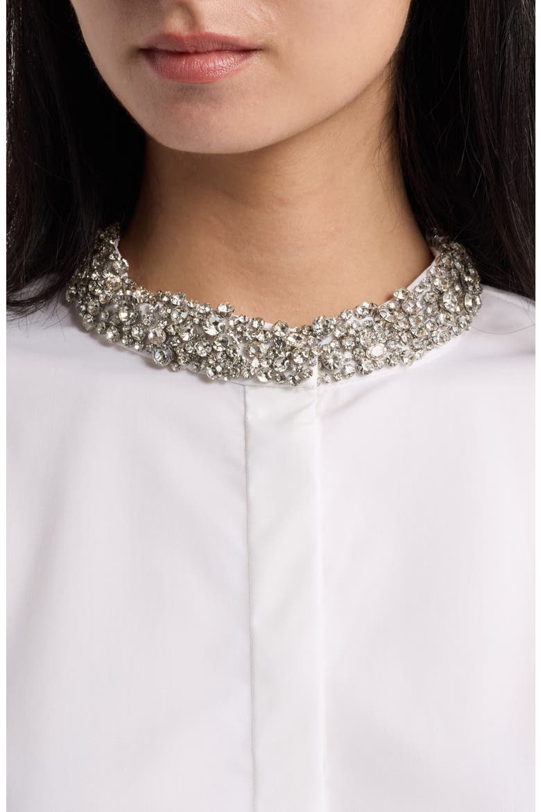 'Camryn' Silk Blouse, Alternate, color, WHITE