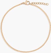 Aurate Wave Chain Anklet