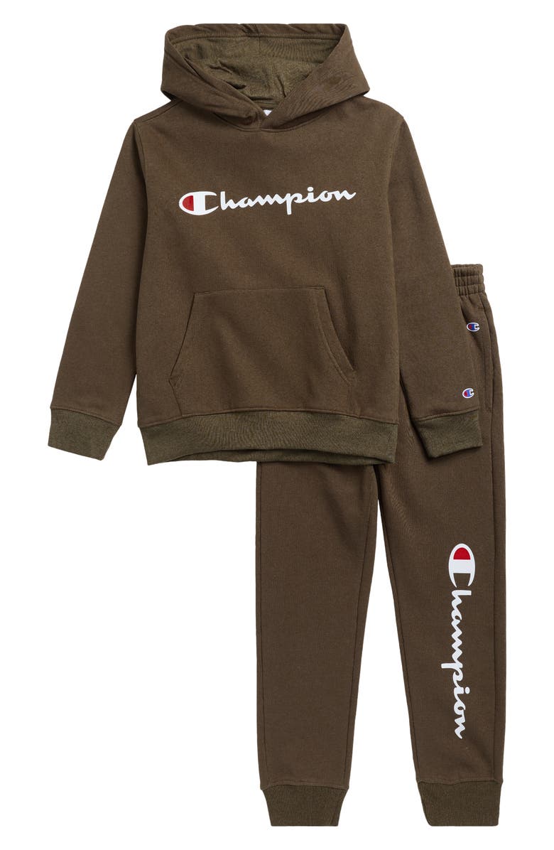 Champion Kids' Signature Graphic Hoodie & Joggers Set, Main, color, 