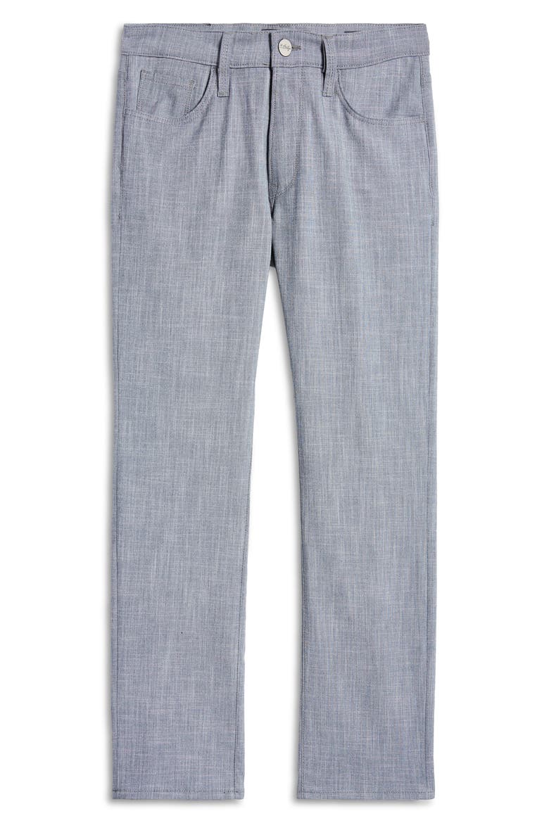 Courage Straight Leg Stretch Chambray Pants, Alternate, color, GREY CROSS TWILL