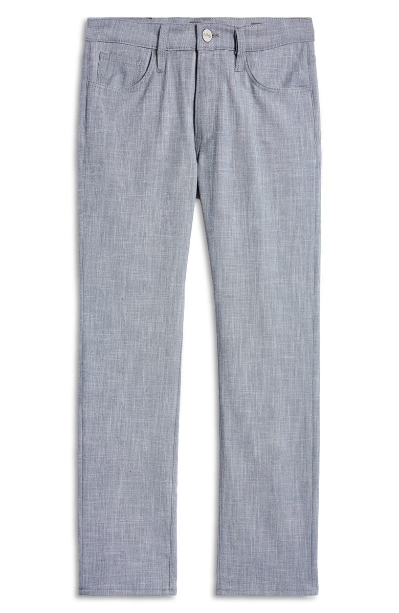 34 Heritage Courage Straight Leg Stretch Chambray Pants, Alternate, color, Grey Cross Twill