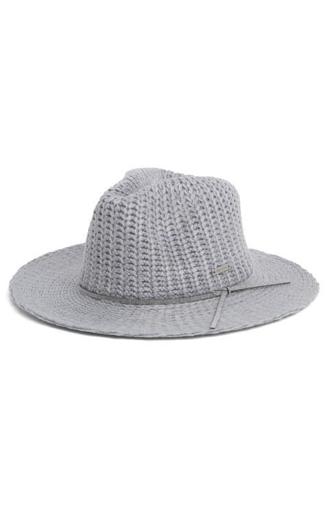 Rib Knit Panama Hat