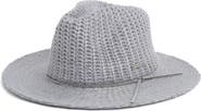 Nine West Rib Knit Panama Hat
