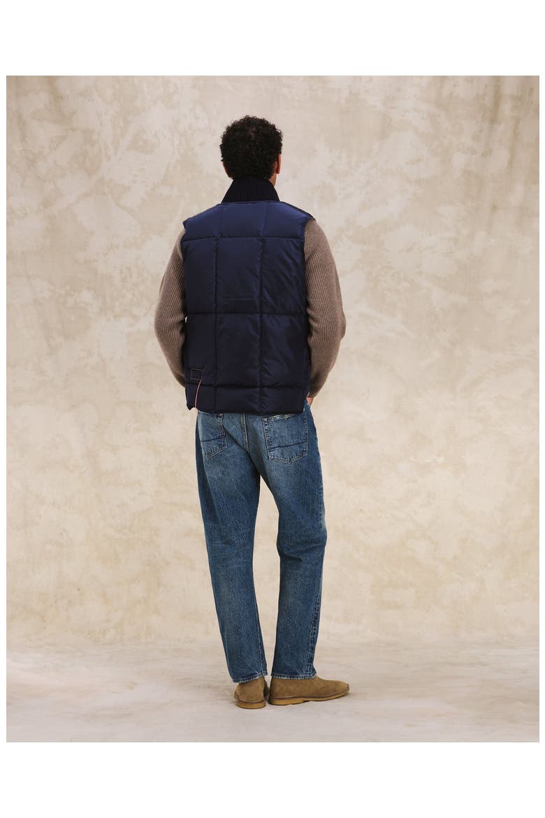 Yellow Down Vest, Alternate, color, Blue