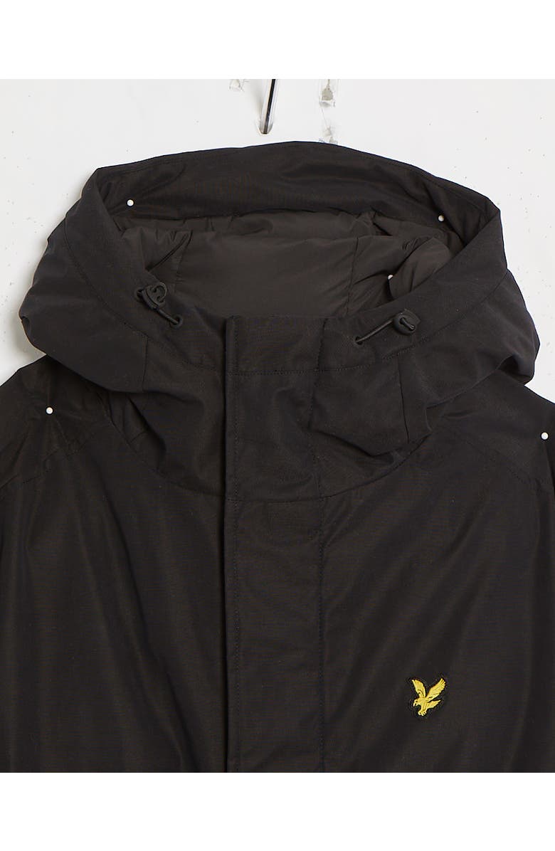 Lyle & Scott Long Sleeve Hooded Membrane Parka, Alternate, color, Jet Black