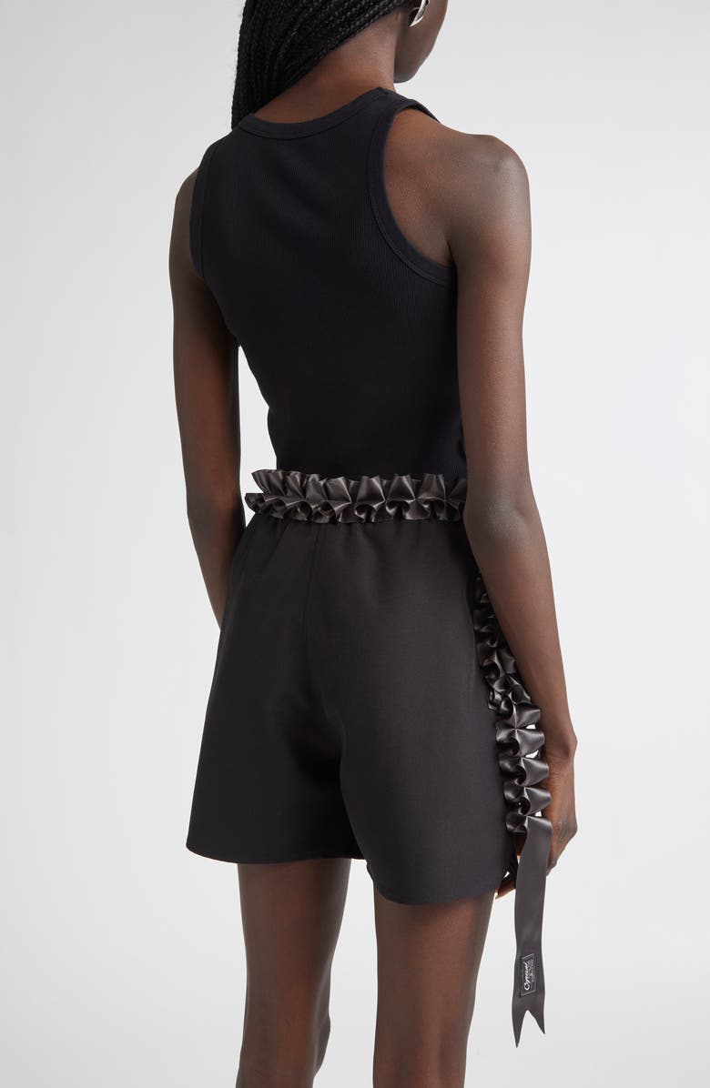 Coperni Washing Clip Rib Organic Cotton Tank, Alternate, color, Black