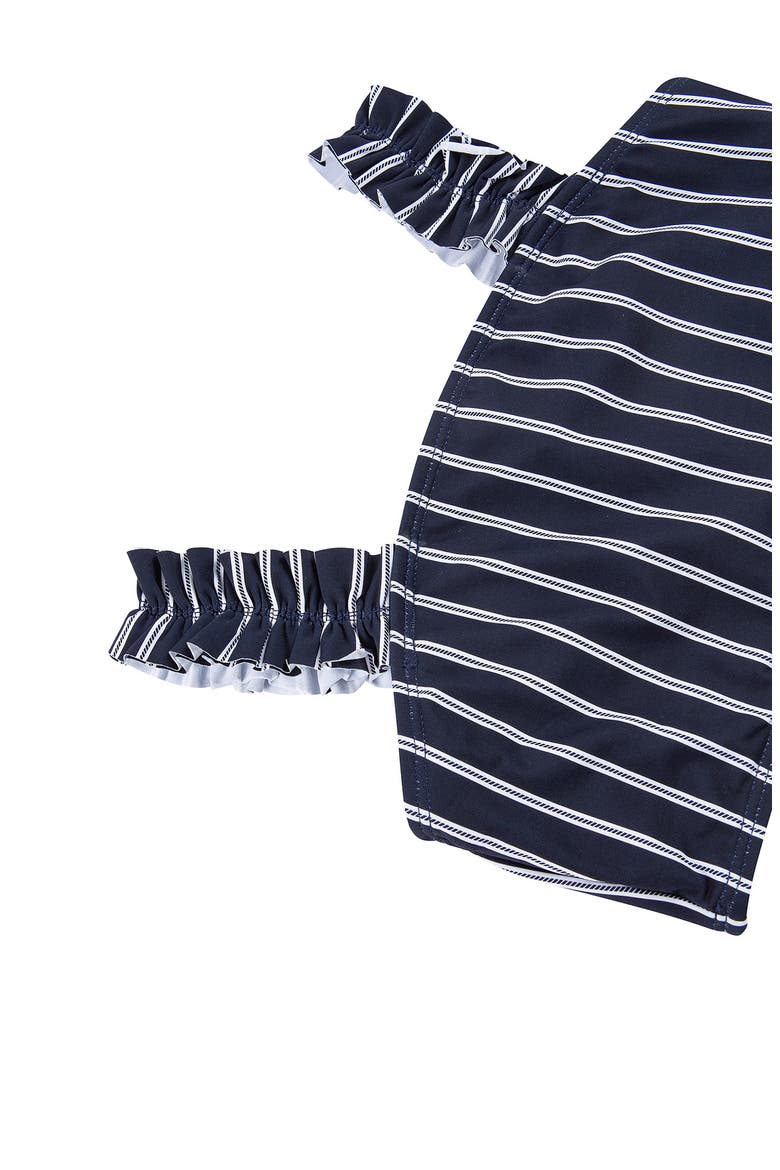 Habital Kids' Stripe Two-Piece Swimsuit, Alternate, color, NAVY