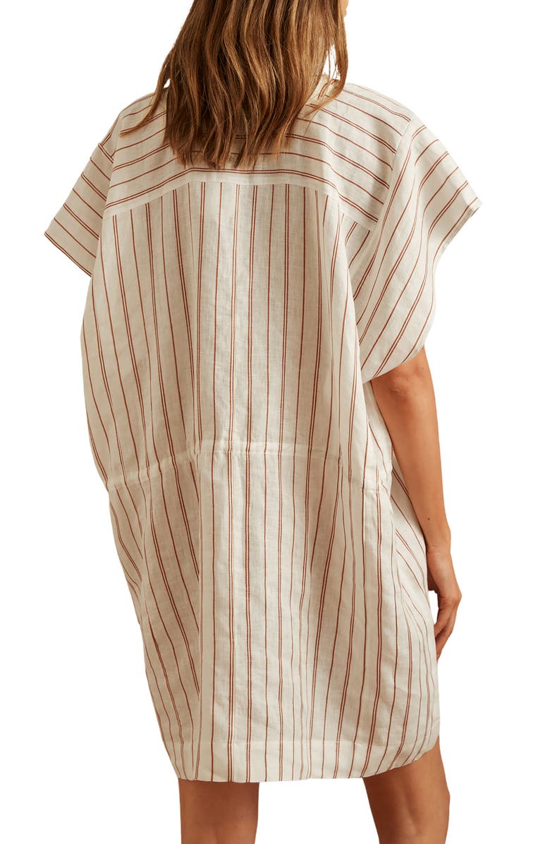 Reiss Romy Linen & Cotton Cover-Up Tunic, Alternate, color, 