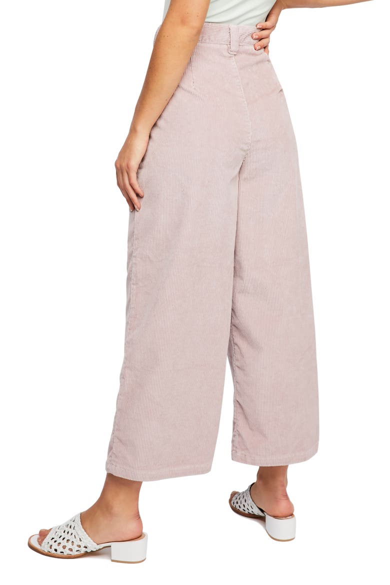 Dawn to Dusk Crop Corduroy Pants, Alternate, color, ROSE
