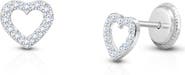 Tiny Blessings 14K Gold Love of Mine Studs Screw Back Earrings